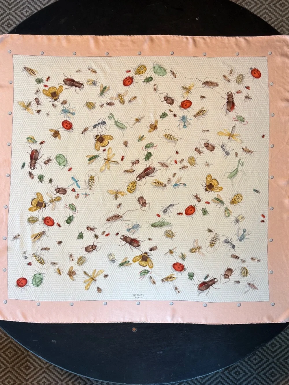 Hermes Les Insectes Silk Scarf